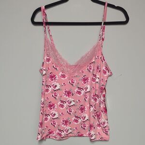NWT Thalia Sodi Pink Floral Cami Tank
